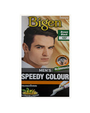 Bigen Men's Speedy Coour no Ammonia 102 Brown Black