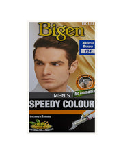 Bigen Men's Speedy Coour no Ammonia 104 Natural Brown
