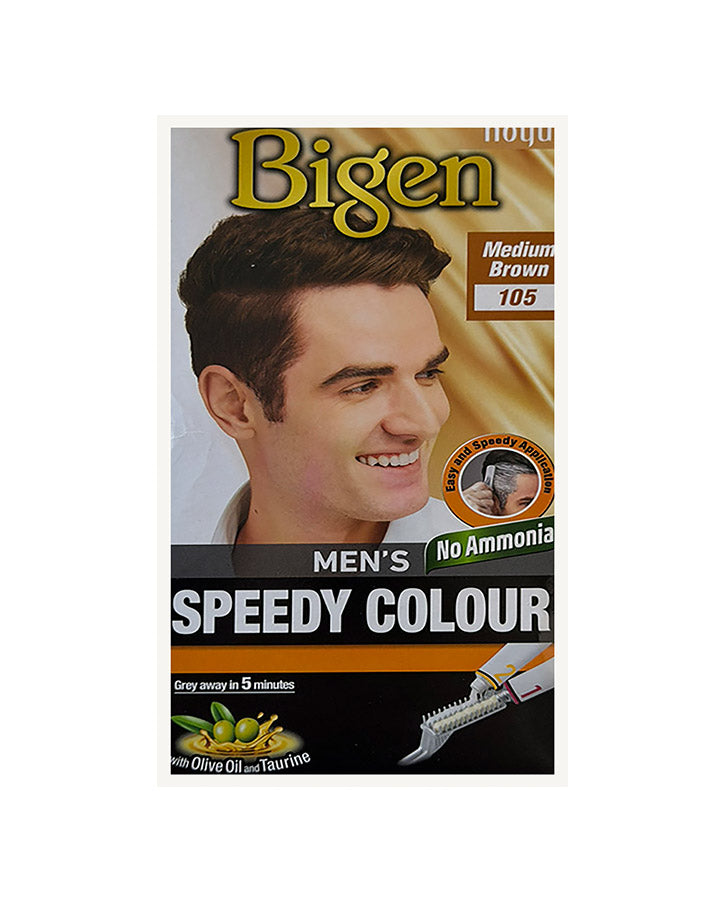 Bigen Men's Speedy Coour no Ammonia 105 Medium Brown