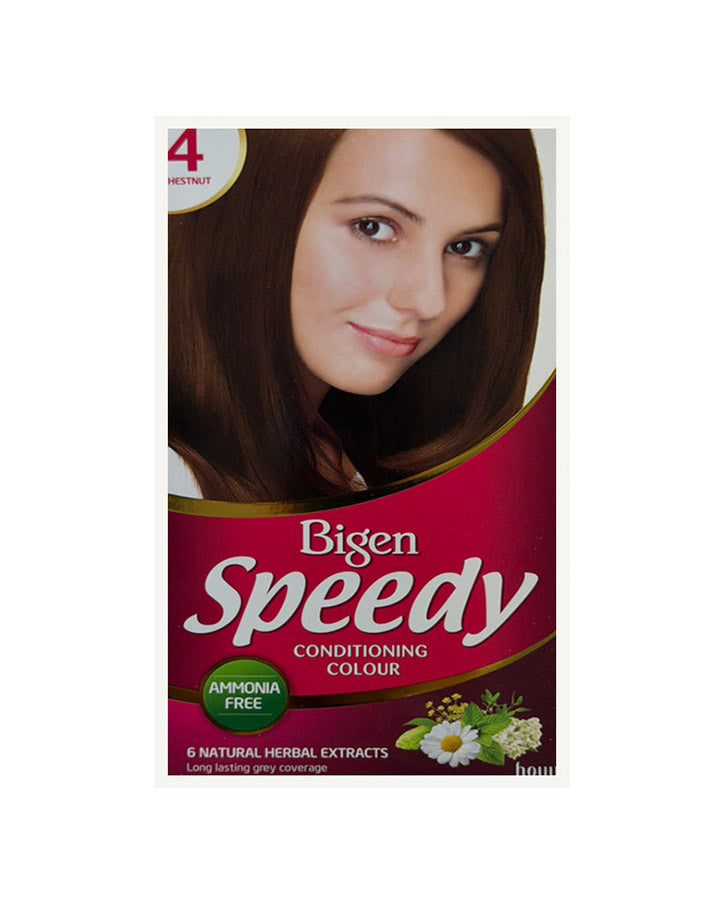 Bigen Speedy Conditioning Colour Ammonia Free 4 Chestnut