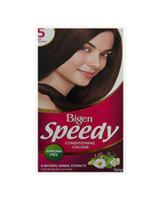 Bigen Speedy Conditioning Colour Ammonia Free 5 Deep Chestnut