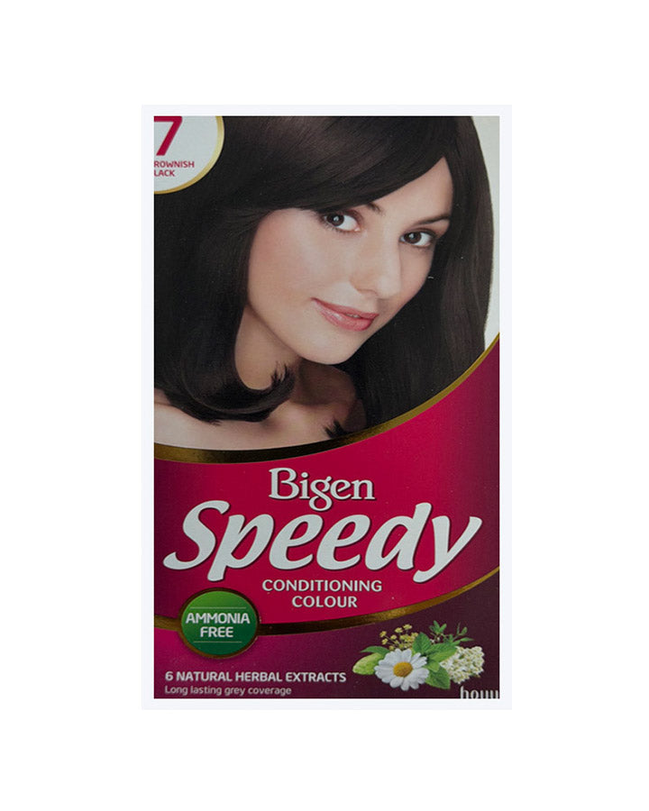 Bigen Speedy Conditioning Colour Ammonia Free 7 Bronish Black