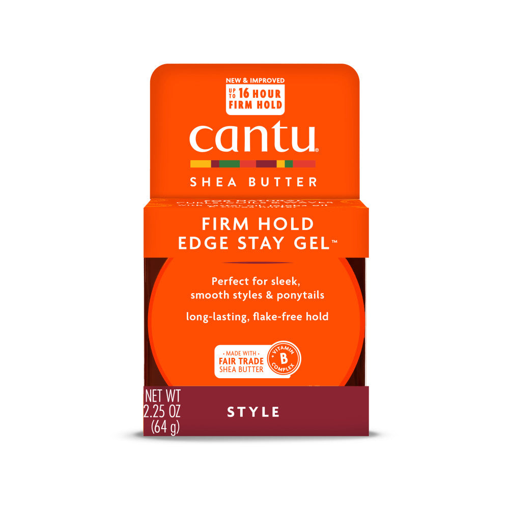 Cantu Shea Butter For Natural Firm Hold Edge Stay Gel 2.25oz
