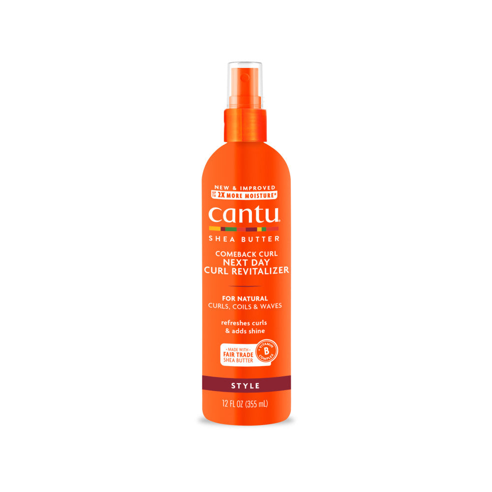 Cantu Shea Butter For Natural Comeback Curl Next Day Curl Revitalizer 12oz