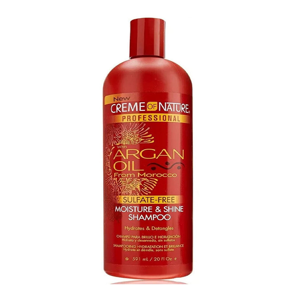 Creme Of Nature Argan Oil From Morocco Sulfate Free Moisture & Shine Shampoo 20oz