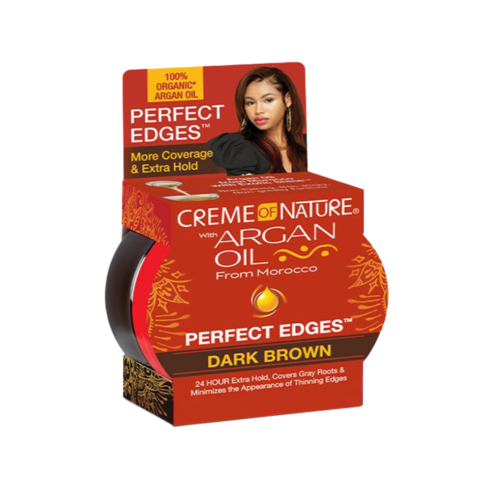 Creme Of Nature Argan Oil From Morocco Perfect Edges Dark Brown 2.5oz