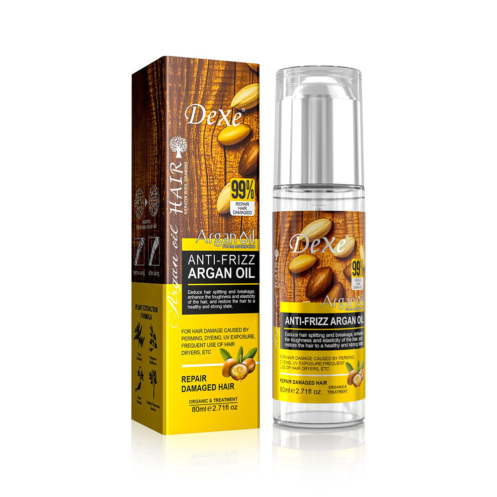 Dexe Anti Frizz Argan Oil Repair Damaged Hair 80ml