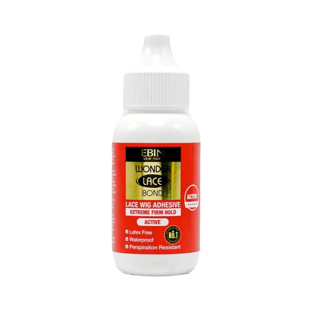Ebin New York Wonder Lace Wig Adhesive Extreme Firm Hold Active 1.18oz