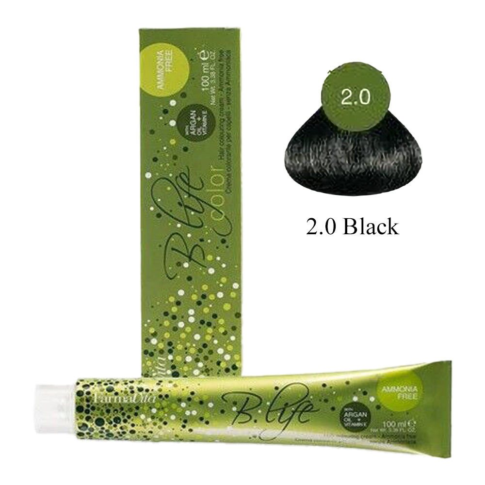 B Life Hair Colour Amonia Free 100ml 2.0 Black