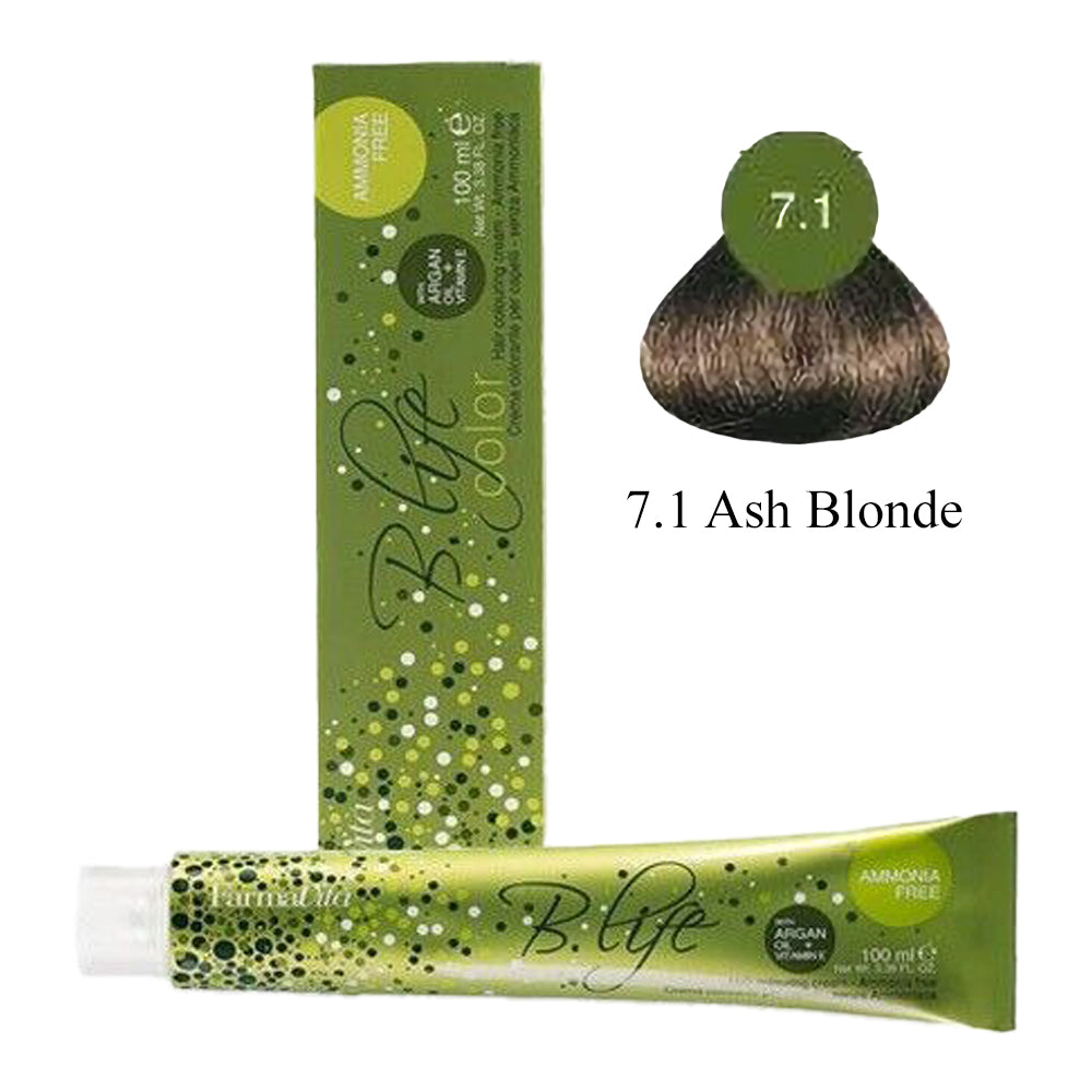 B Life Hair Colour Amonia Free 100ml 7.1  Ash Blonde