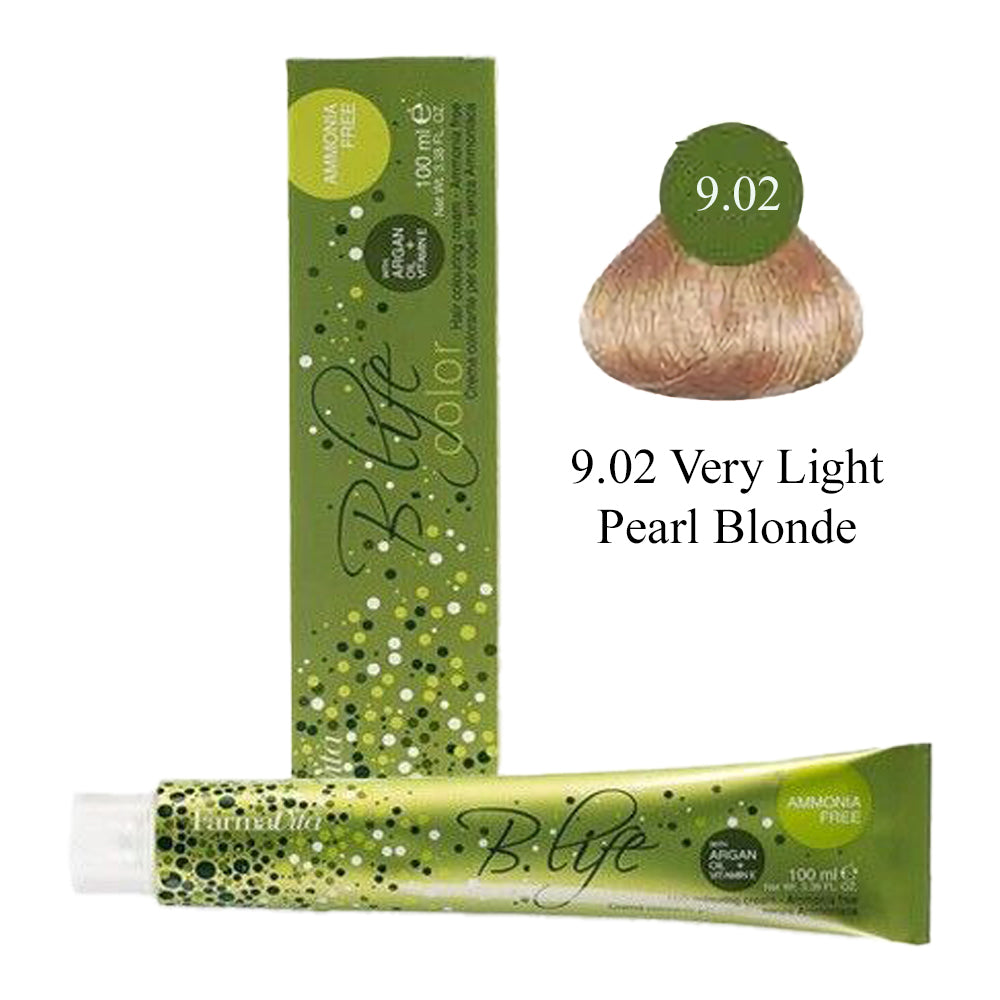 B Life Hair Colour Amonia Free 100ml 9.02 Very Light Pearl Blonde