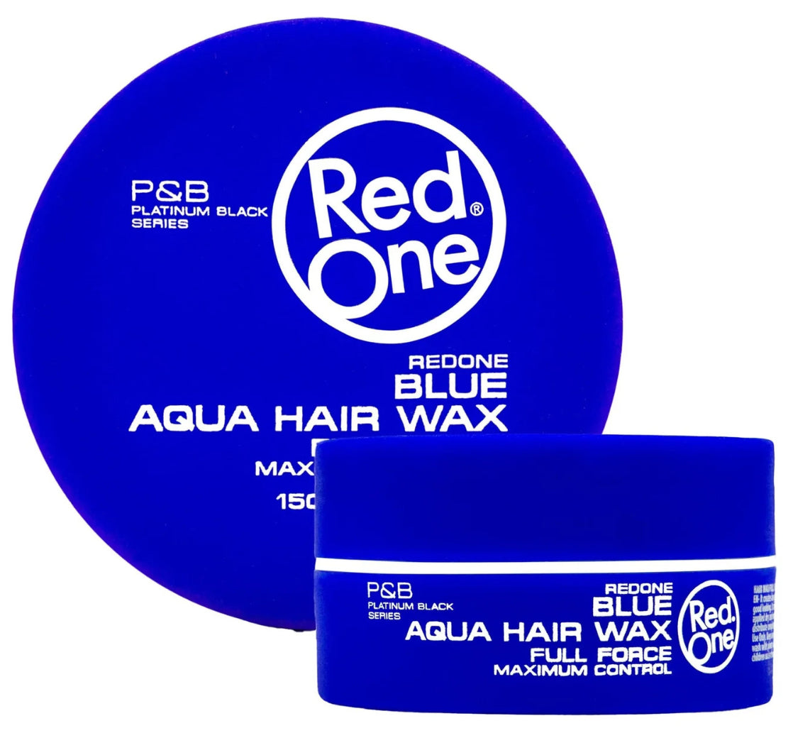 Red One Aqua Hair Wax Blue 150ml