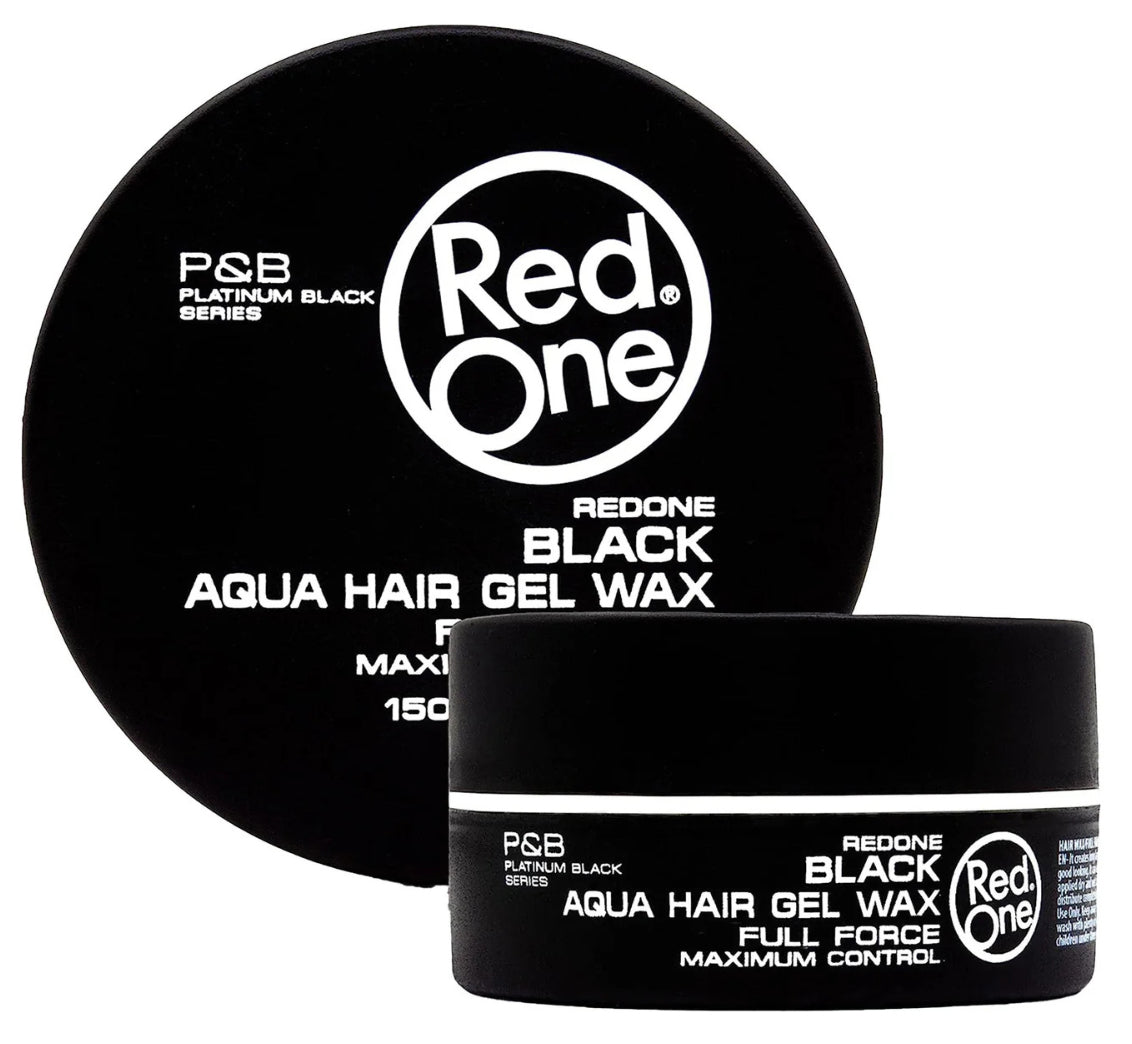 Red One Aqua Hair Wax Black 150ml