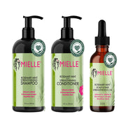 Mielle Rosemary Mint Strengthening Haircare Pack Rosemary mint Strengthening Shampoo 12oz + Conditioner 12oz + Scalp & Hair Oil 2oz