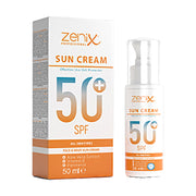Zenix Sun Cream Effective UVA UVB Protector 50 Plus SPF All Skin Type Face & Body 50ml