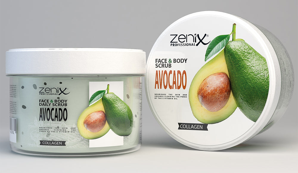 Zenix Face & Body Daily Scrub Avocado 275ml